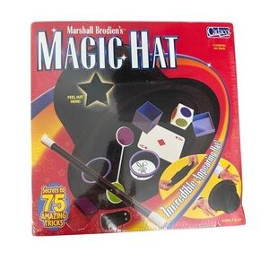 Marshall Brodien's MAGIC HAT with secrets to 75 amazing tricks NEW SEALED BOX